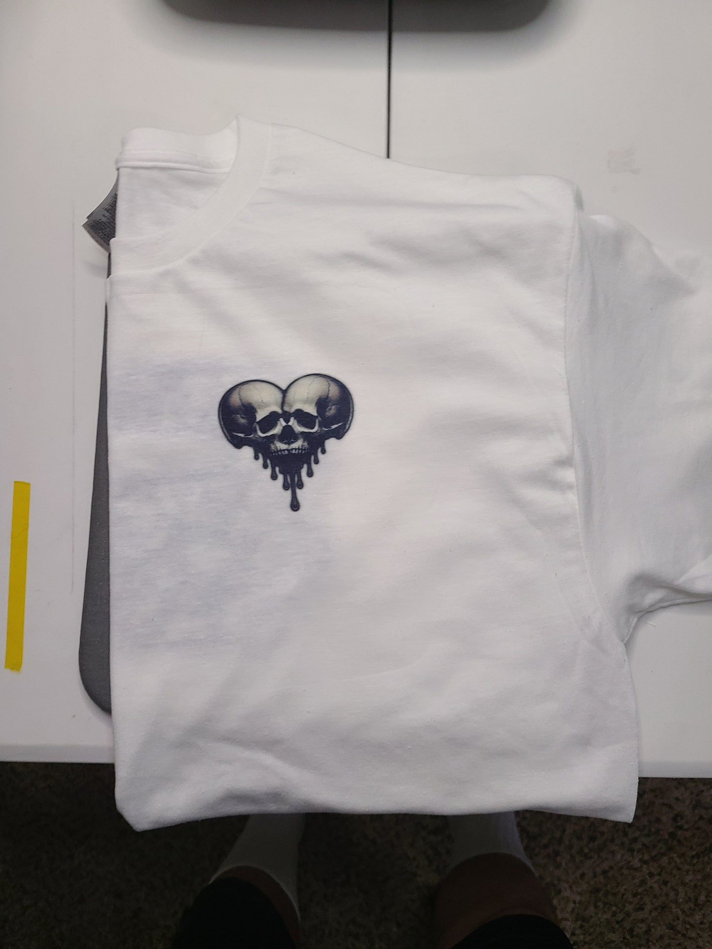 Melting Skulls Tee -Skull Pattern