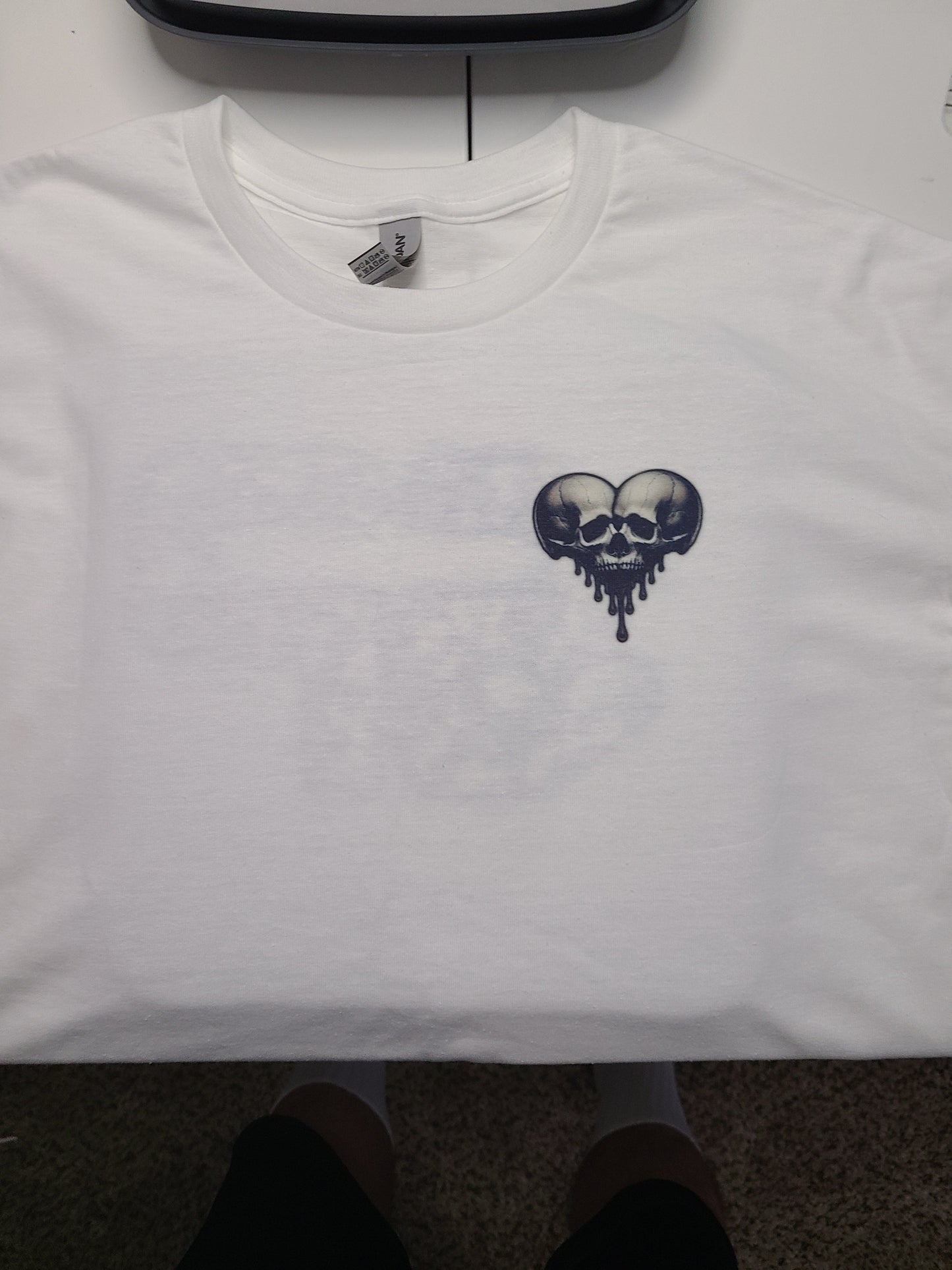 Melting Skulls Tee -Skull Pattern