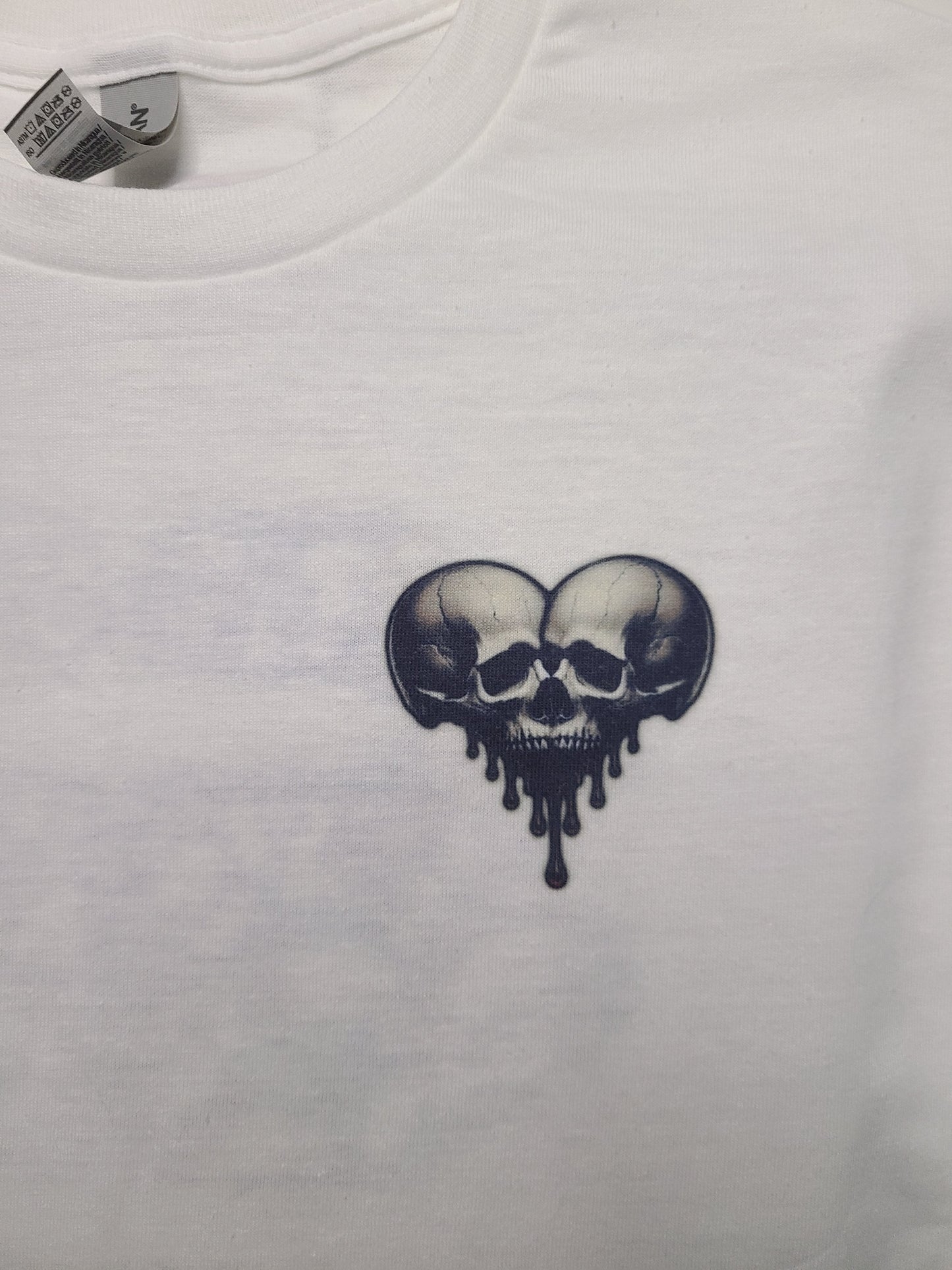 Melting Skulls Tee -Skull Pattern