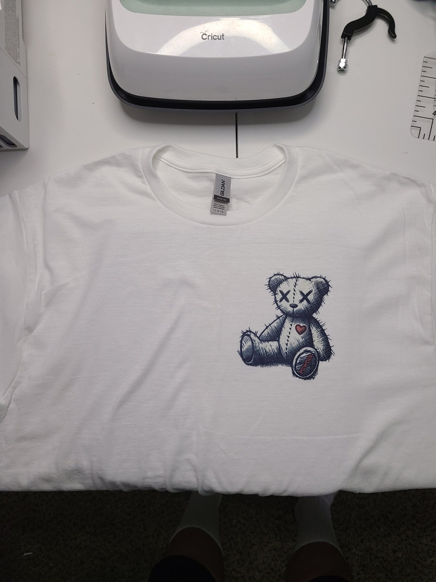 Stitched Heart Bear Tee