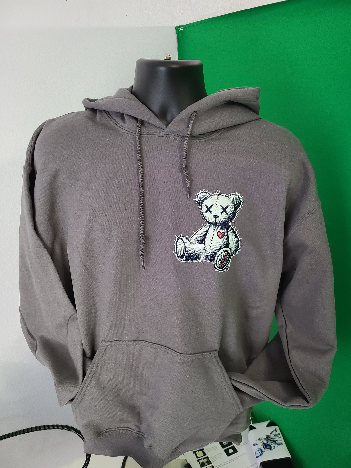 Powder Stitched Bear Hoodie