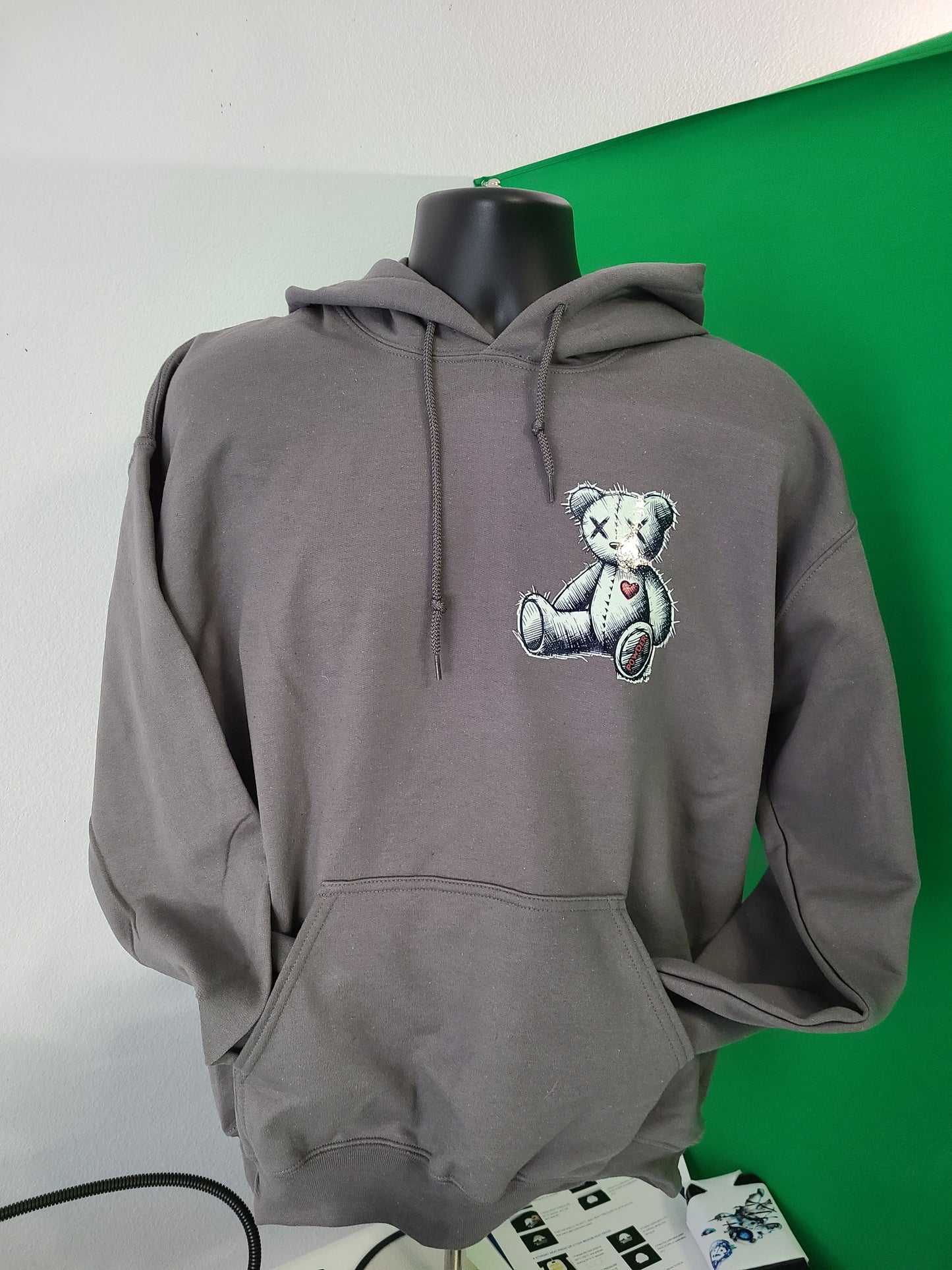 Powder Stitched Bear Hoodie