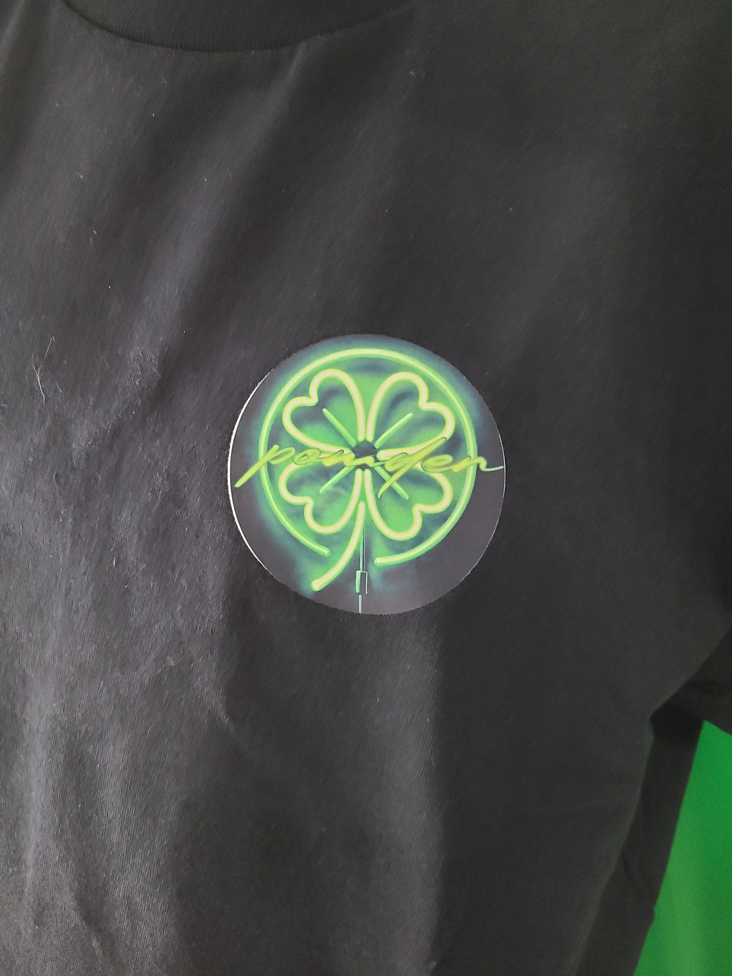 Neon Clover "Powder" T-Shirt (Black)