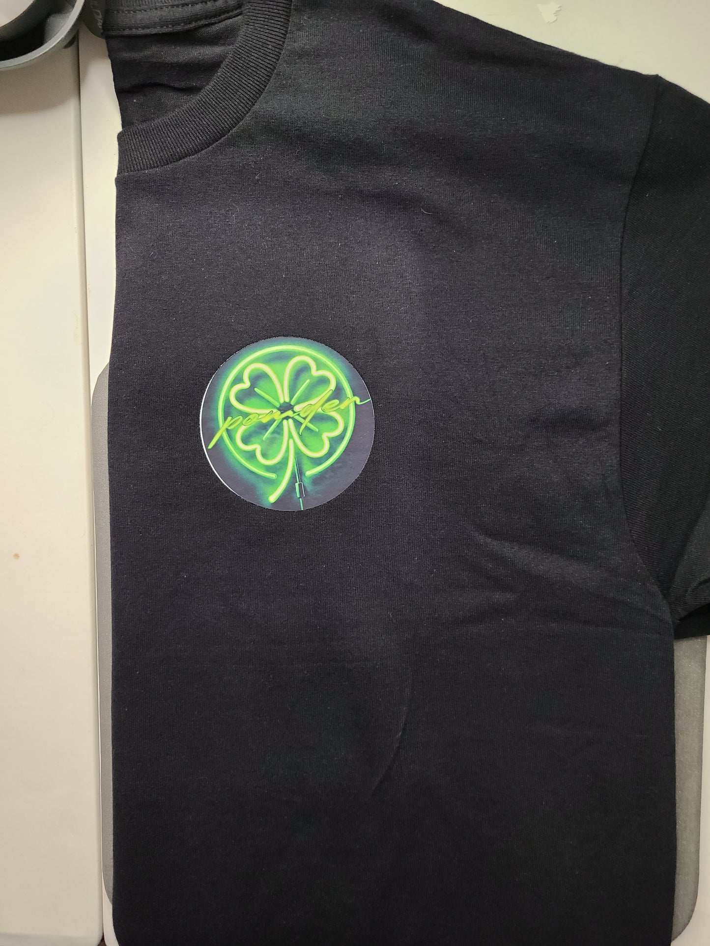 Neon Clover "Powder" T-Shirt (Black)
