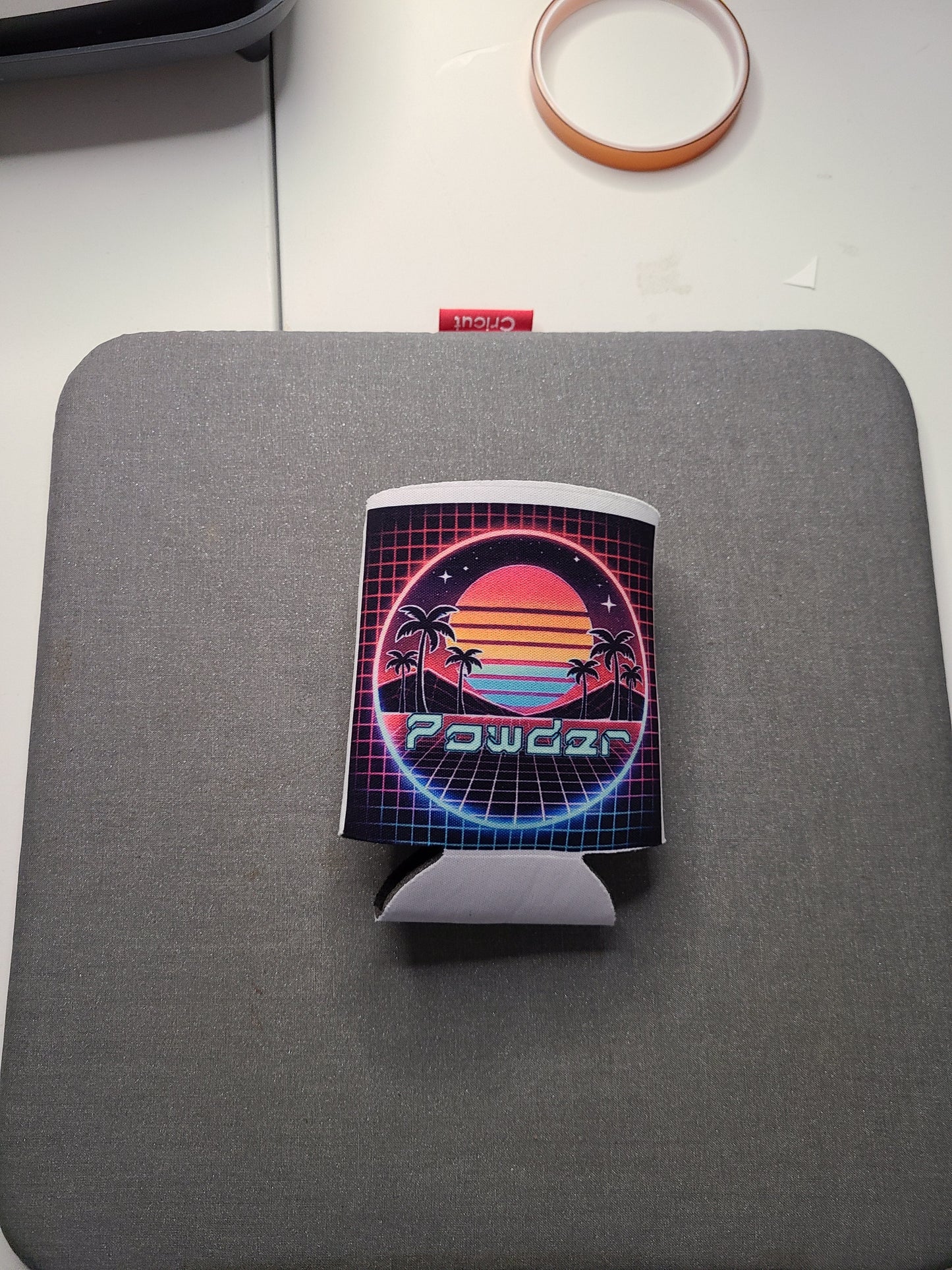 exclusive Retro Sunset "Powder" Koozie