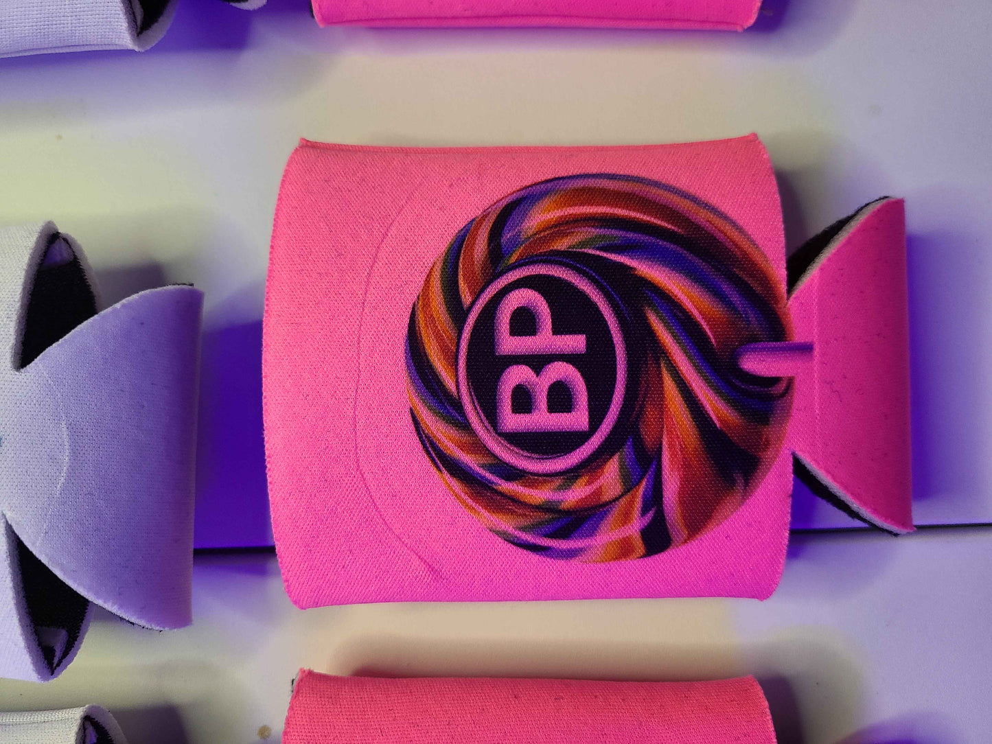 SweetTooth-BP Swirl Lollipop Koozie