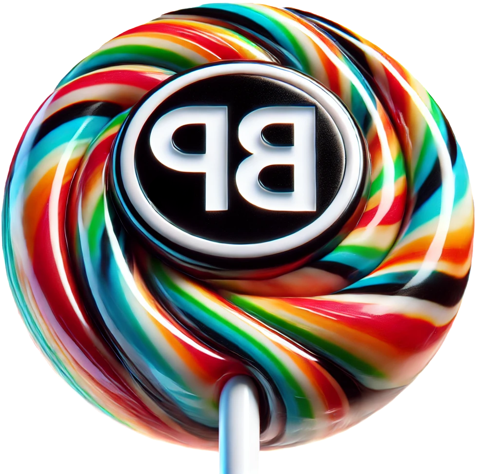 SweetTooth-BP Swirl Lollipop Koozie